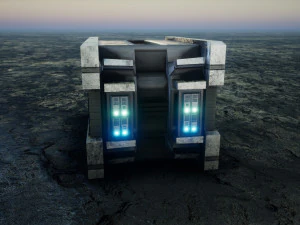 Sci-Fi Container 3D Model