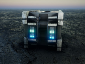 Sci-Fi Container 3D 模型