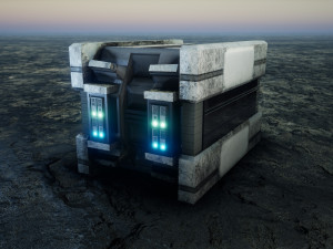 Sci-Fi Container 3D 模型