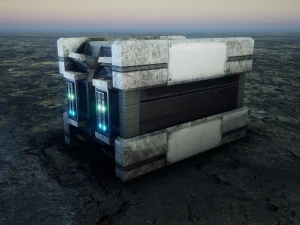 Sci-Fi Container 3D Model