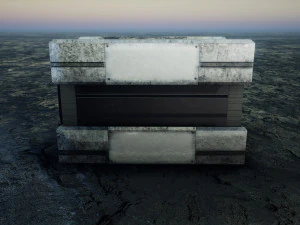 Sci-Fi Container 3D Model