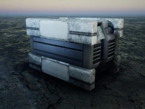 Sci-Fi Container 3D Model