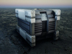 Sci-Fi Container 3D Model