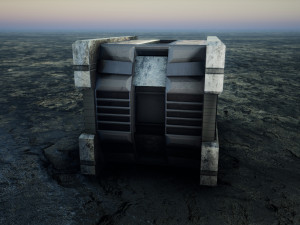 Sci-Fi Container 3D 模型