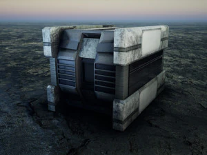Sci-Fi Container 3D Model
