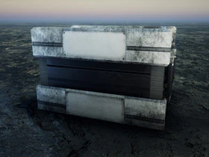 Sci-Fi Container 3D Model