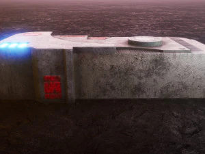 Sci-Fi Container 3D Model