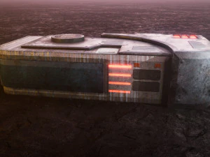 Sci-Fi Container 3D Model