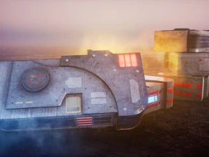 Sci-Fi Container 3D Model