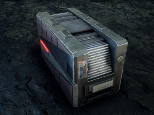 Sci-Fi Container 3D Model