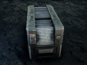 Sci-Fi Container 3D Model