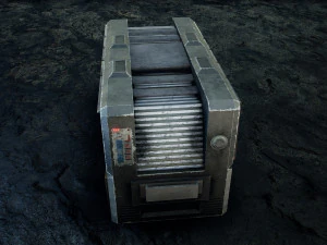 Sci-Fi Container 3D Model