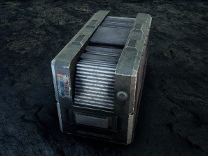 Sci-Fi Container 3D Model