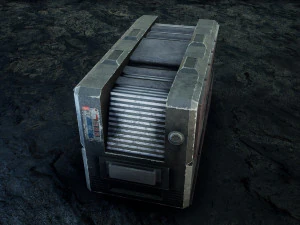 Sci-Fi Container 3D Model
