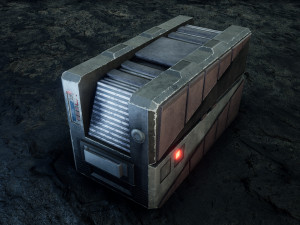 Sci-Fi Container 3D Model