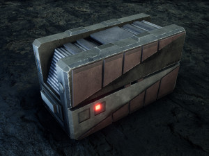 Sci-Fi Container 3D Model