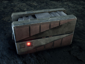 Sci-Fi Container 3D Model