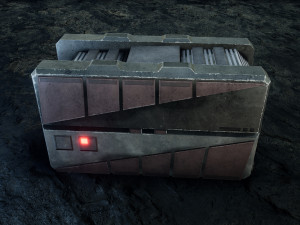 Sci-Fi Container 3D Model
