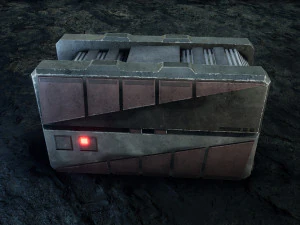 Sci-Fi Container 3D Model