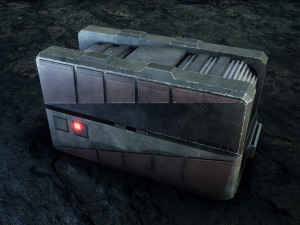 Sci-Fi Container 3D Model