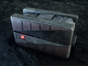 Sci-Fi Container 3D Model