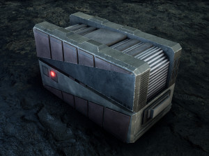 Sci-Fi Container 3D Model