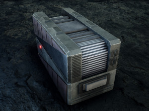 Sci-Fi Container 3D Model