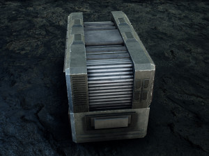Sci-Fi Container 3D Model