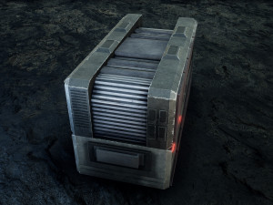 Sci-Fi Container 3D Model