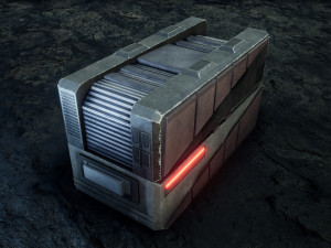 Sci-Fi Container 3D Model