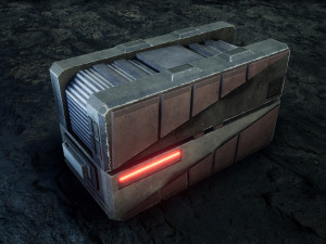 Sci-Fi Container 3D Model