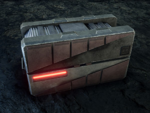 Sci-Fi Container 3D Model