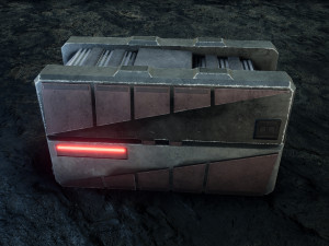 Sci-Fi Container 3D Model
