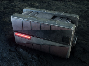 Sci-Fi Container 3D Model