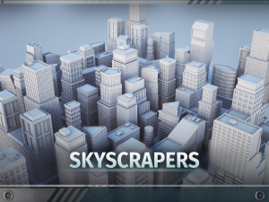 Skyscrapers - 22 Model Pack 3D Model