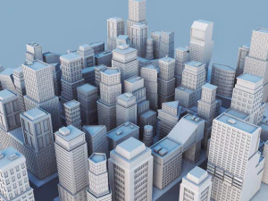 Skyscrapers - 22 Model Pack 3D Model