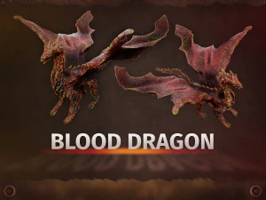 Drago Sanguinario Modello 3D