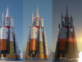 C27 - Space Rocket 3BE3DA 3D Models