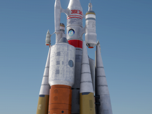 Space Rocket 3Dモデル