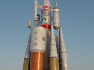 Космічна ракета 3D Модель