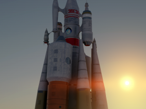 Space Rocket 3Dモデル