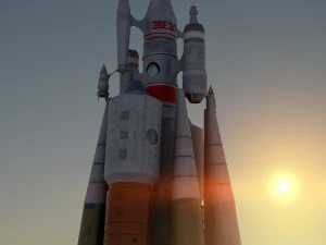 Космічна ракета 3D Модель