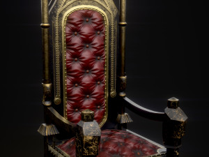 Medieval Chair Modelo 3D