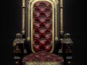 Medieval Chair Modelo 3D