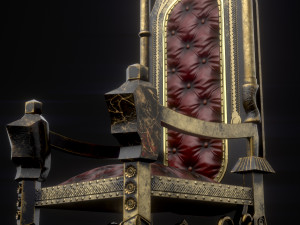 Medieval Chair Modelo 3D