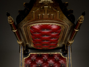 Medieval Chair Modelo 3D
