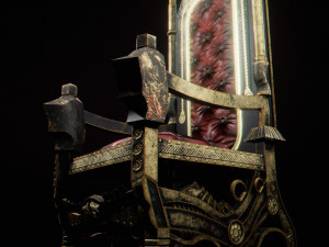 Medieval Chair Modelo 3D