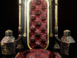 Medieval Chair Modelo 3D