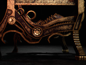 Medieval Chair Modelo 3D