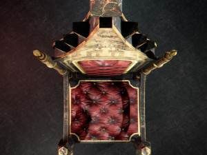 Medieval Chair Modelo 3D